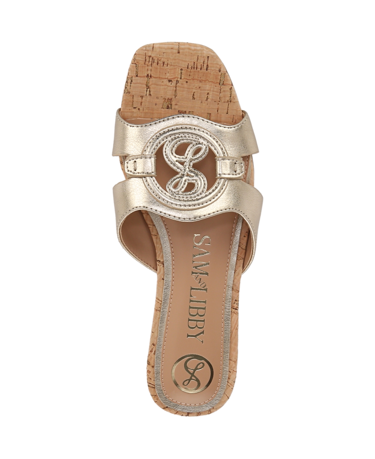Sam & Libby Women's Lana Slip On Slide Flat Sandals