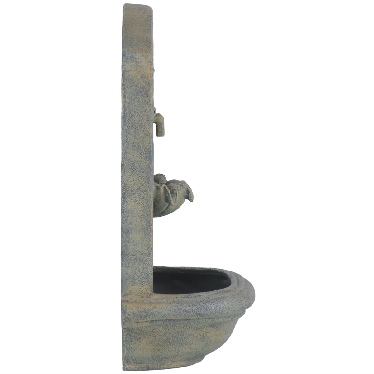 Seaside 27-Inch Outdoor Wall Fountain - Outdoor Water Fountain for Garden, Patio and Balcony