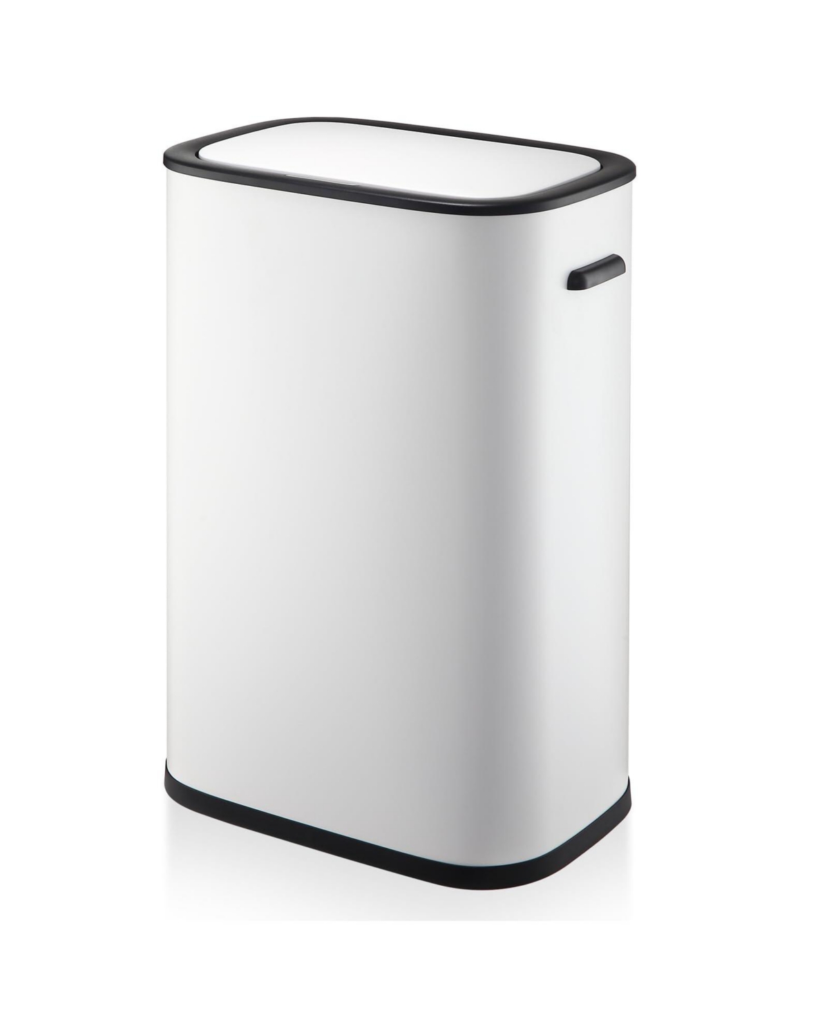 Automatic Trash Can with Lid,13 Gallon Smart Trash Can, 50L Motion Sensor Trash Can - White