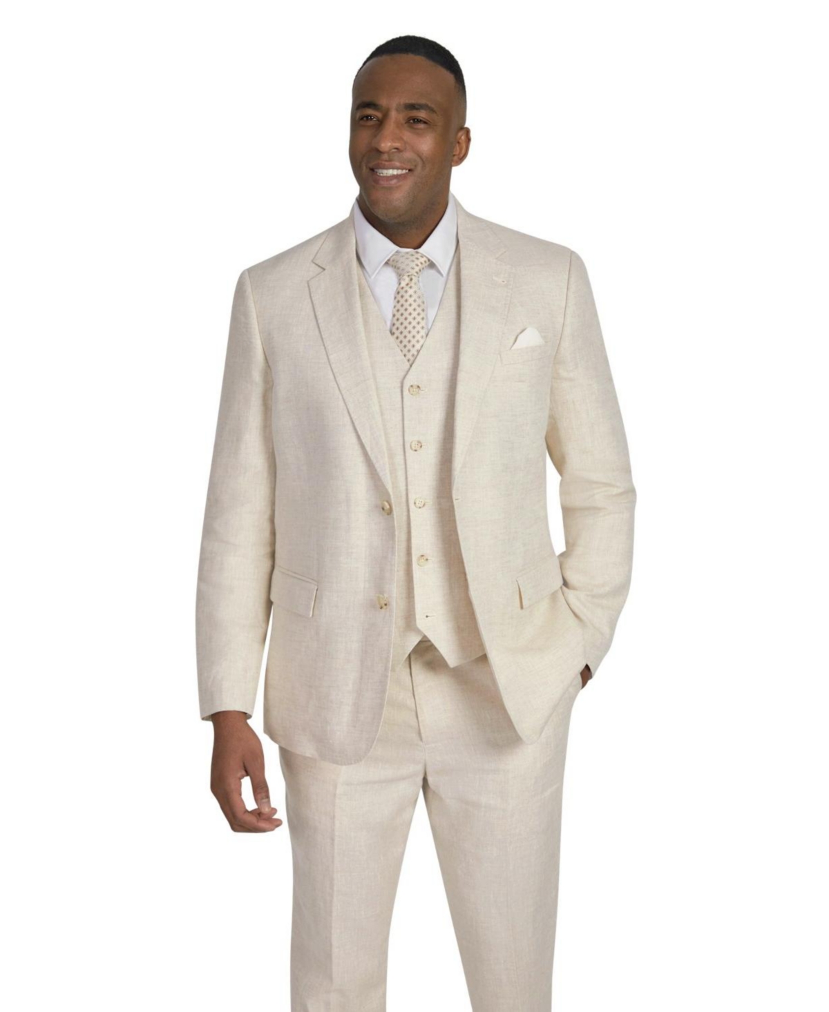 Men's Jude Linen Suit Jacket - Natural