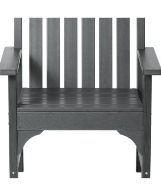Outdoor Patio HDPE Adirondack Dining Arm Chair