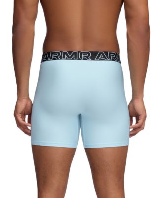 Men's 3-Pack Performance Tech Solid 6" Boxer Briefs