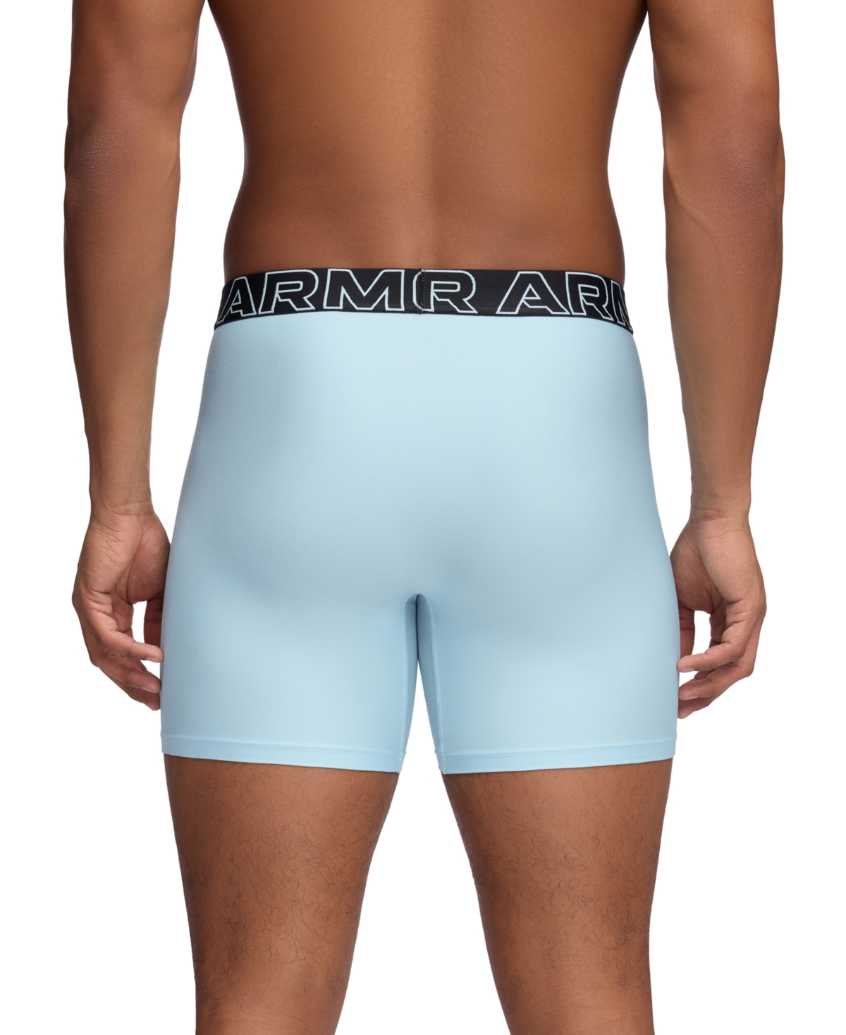 UNDER ARMOUR MEN'S 3-PACK PERFORMANCE TECH SOLID 6" BOXER BRIEFS 