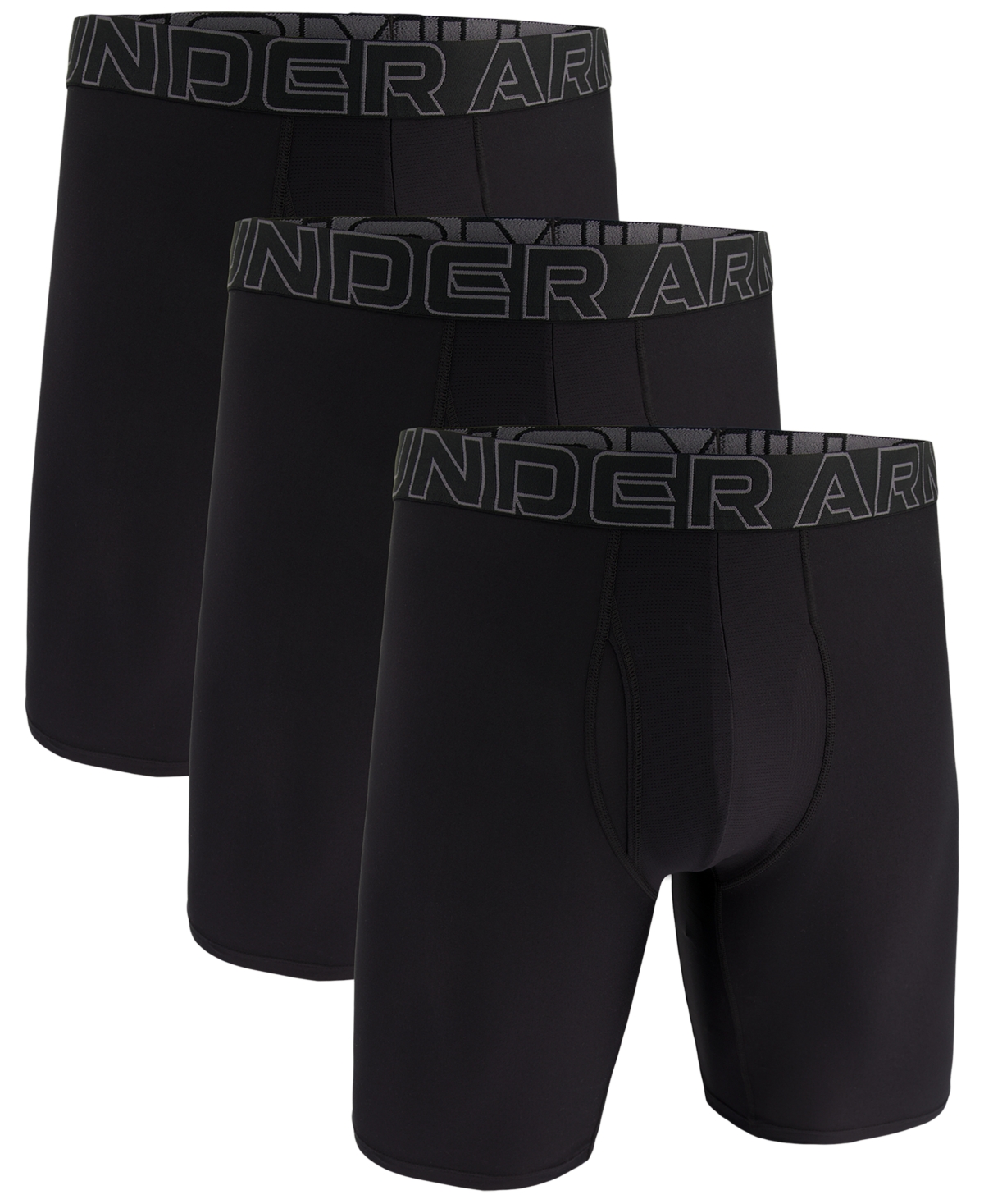 Men's 3-Pack Performance Tech Solid Underwear - Black