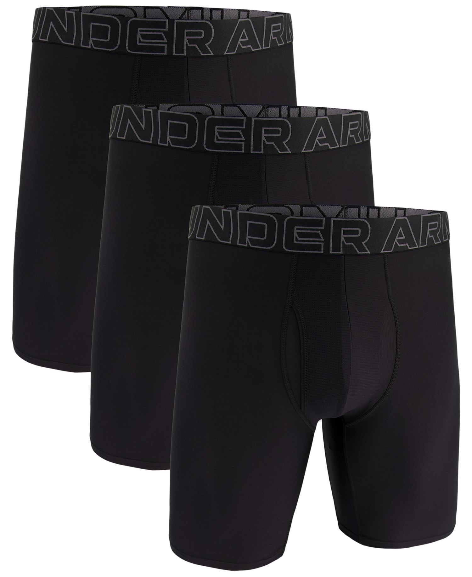Men's 3-Pack Performance Tech Solid 9" Underwear
