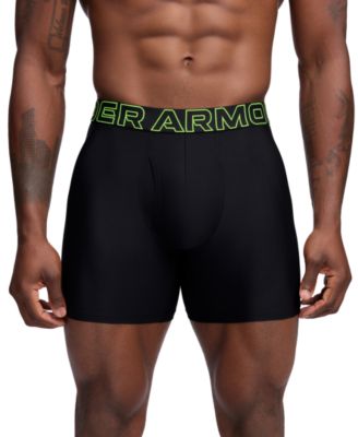 Men's Performance Tech Mesh Solid 6" Boxer Briefs - 3-pack