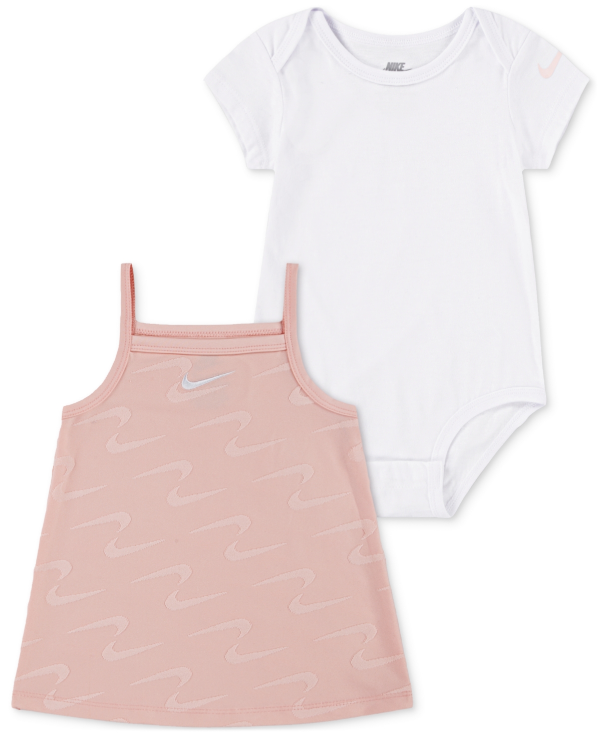 Nike Swoosh Motion Baby 2-piece Set In Echo Pink