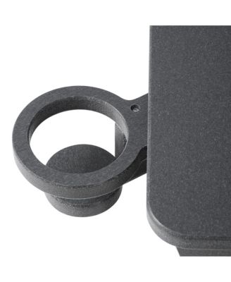 Outdoor Patio HDPE Adirondack Chair With Cup Holder