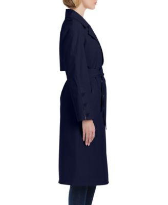 Women's Long Double-Breasted Trench Coat
