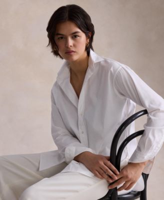 Women's Relaxed-Fit Cotton Shirt