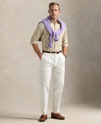 Men's Classic-Fit Gingham Stretch Poplin Shirt