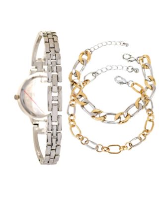 Women's Quartz Two Tone Metal Alloy Watch, 33mm