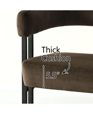 Velvet Upholstered 2-Seater Bench, Modern Loveseat Sofa for Living Room, Bedroom, or Entryway