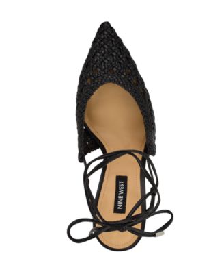 Women's Fessla Woven Tie-Up High Stiletto Pumps