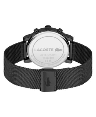 Men's Replay Ionic Plated Black Stainless Steel Mesh Bracelet Watch, 44mm