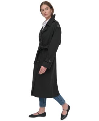 Women's Belted Double-Breasted Trench Coat