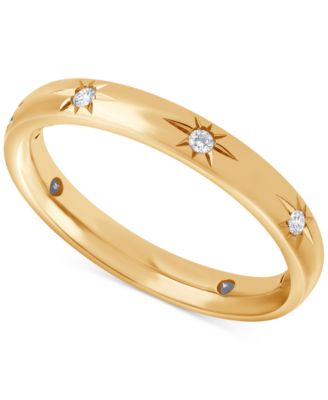 Macy's - Diamond Starburst Ring (1/8 ct. t.w.) in 18k Yellow Gold