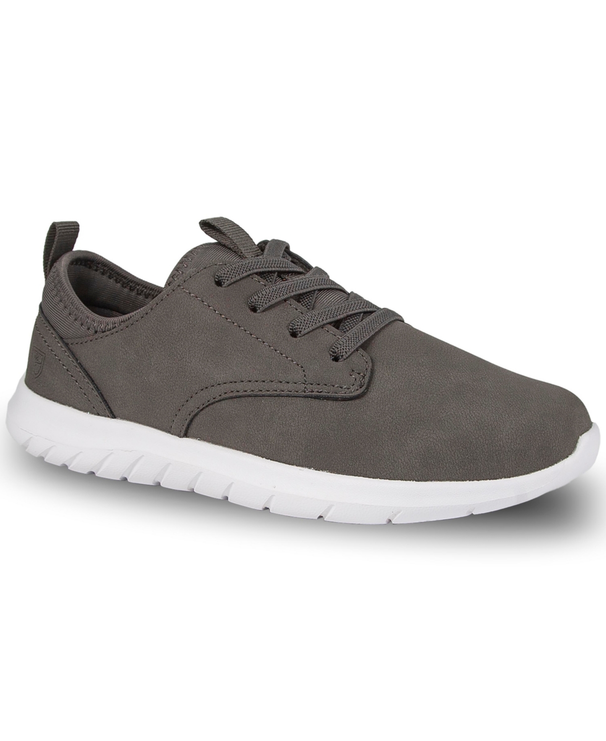Deer Stags Little Boys Cal Junior Bungee Lace Dress Oxford Shoe In Gray