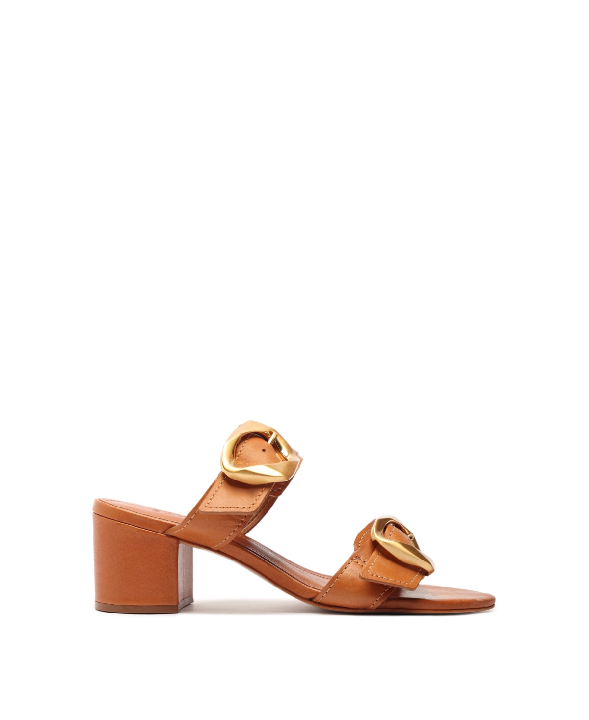 Shop Schutz Women's Olga Round Toe Dress Sandals In Brown