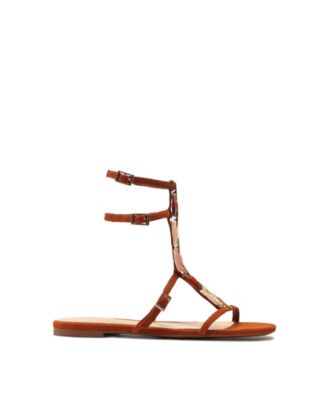 Women's Cassandra Round Toe Flat Sandals