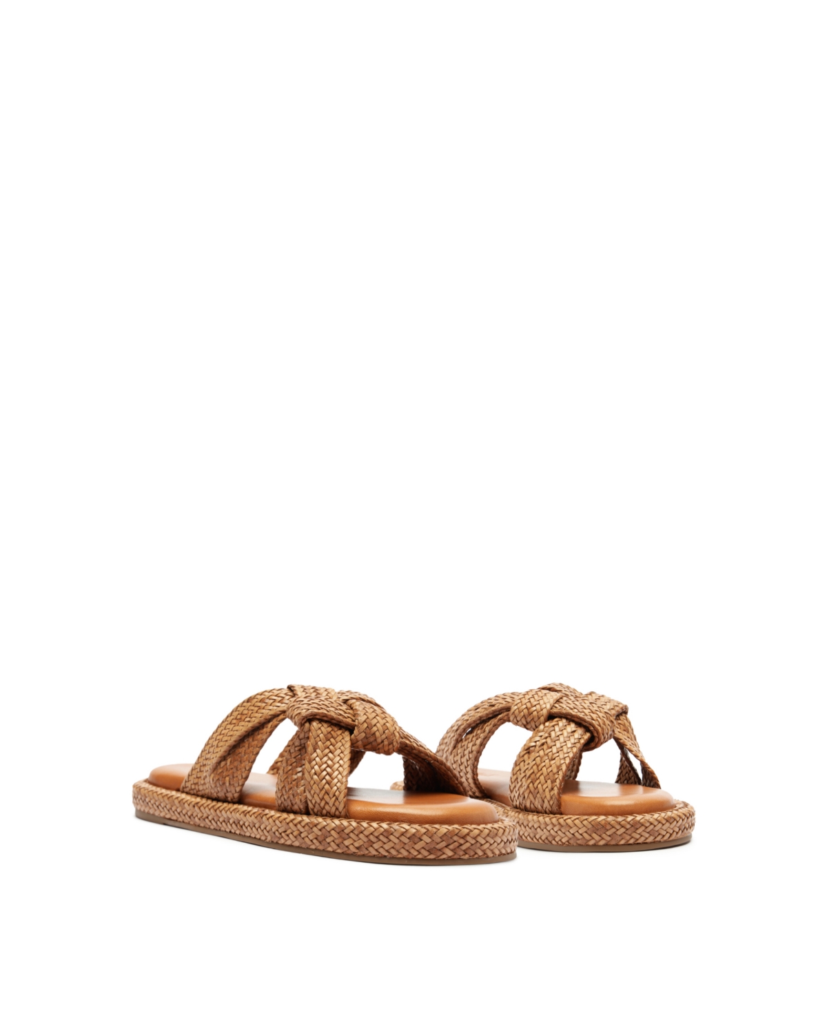 Schutz Kali Braided Sandal In Brown, Women's At Urban Outfitters In Brown