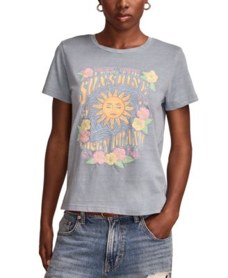 Lucky Brand - Women's Feel The Sunshine Classic Crewneck T-Shirt