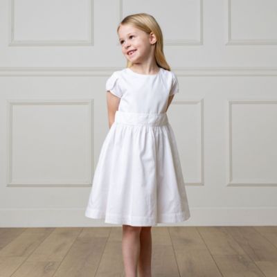 Toddler Girls Heirloom Tulip Sleeve Swiss Dot Party Dress