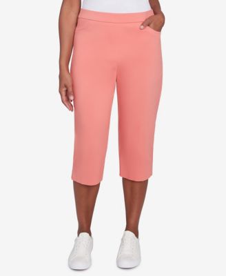 Women's Classic Flat Front Allure Classic Clamdigger Pant