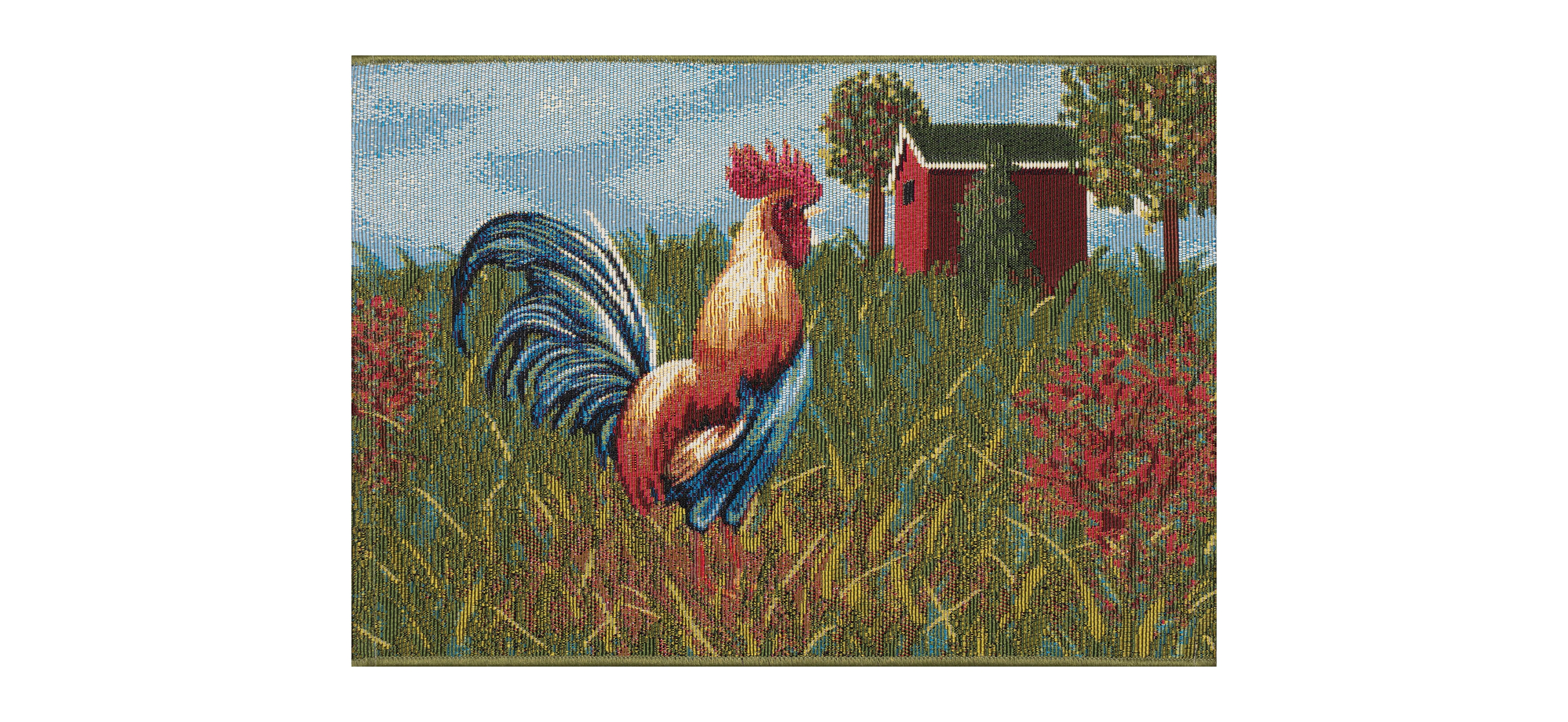 Liora Manne' Esencia Rooster Farm 2'5"x3'11" Area Rug