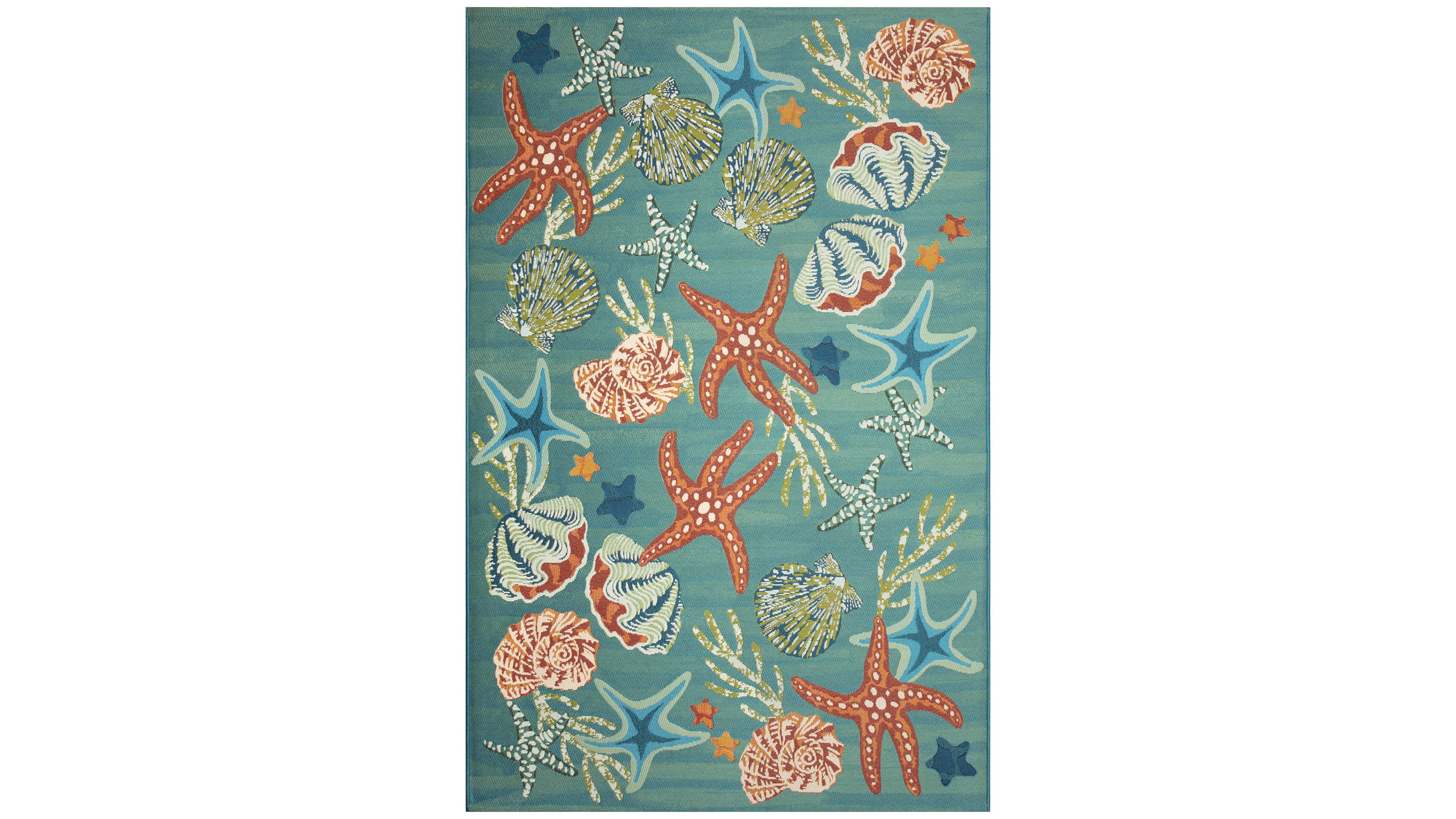 Liora Manne' Marina Starfish Song 4'10"x7'6" Area Rug