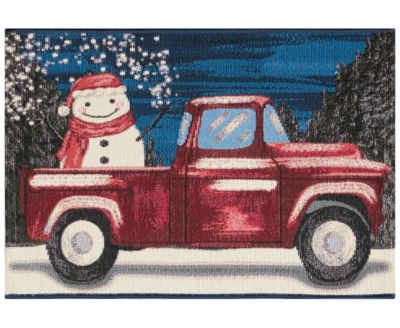Liora Manne' - Esencia Truck Load of Cheer 2'5"x3'11" Area Rug