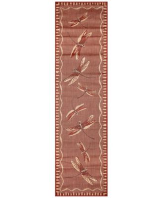 Liora Manne' - Carmel Dragonfly 1'11"x7'6" Runner Area Rug