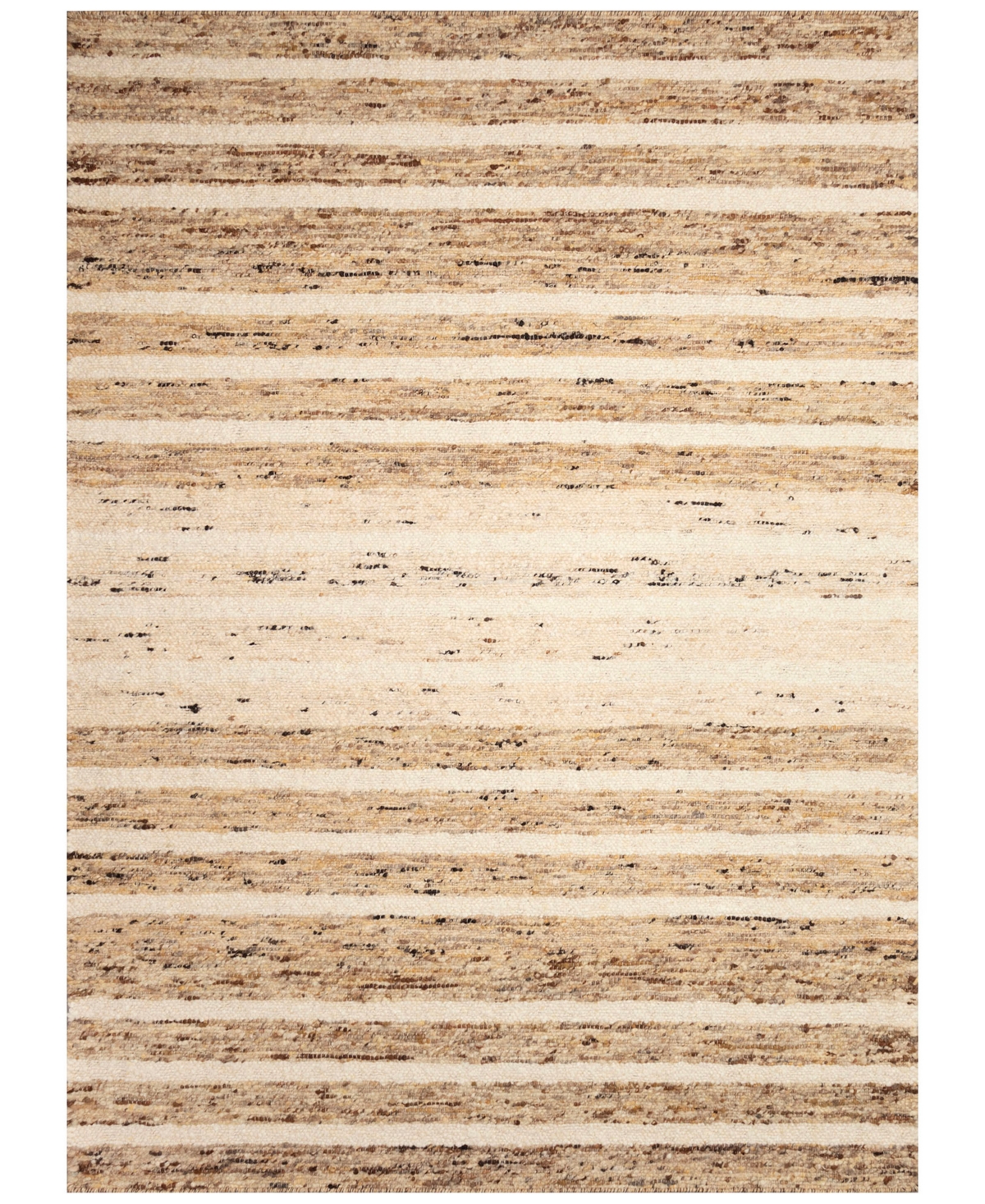 Liora Manne Mojave Horizon Stripe 7'6"x9'6" Area Rug In Sand