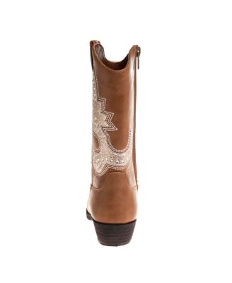 Little Kids Zip-Up Cowgirl Boots