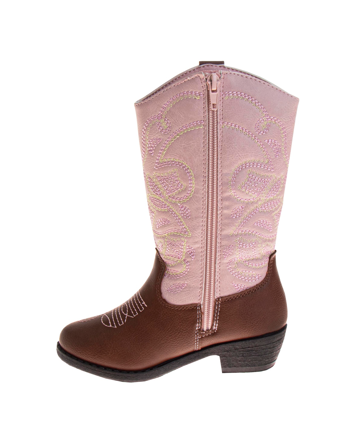 KENSIE GIRL LITTLE KIDS EMBROIDERED COWGIRL BOOTS 