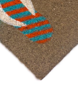 Shop Liora Manne Natura Flip Flops Rug Collection In Ocean