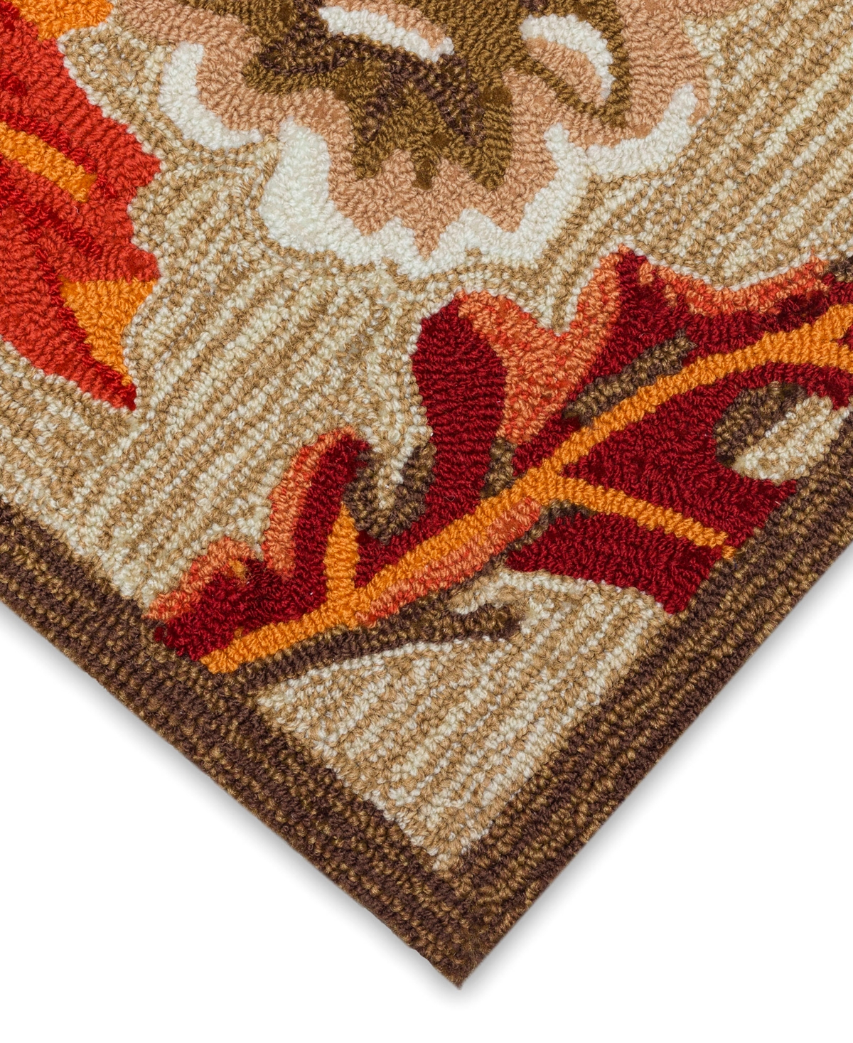 Liora Manne Ravella Falling Leaves 2'x3' Area Rug In Tan