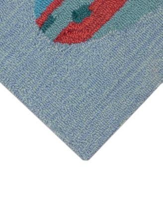 Frontporch Fishes 2'6"x4' Area Rug