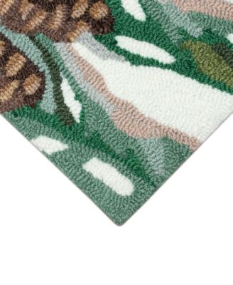 Frontporch Cardinal Christmas Day 2'6"x4' Area Rug