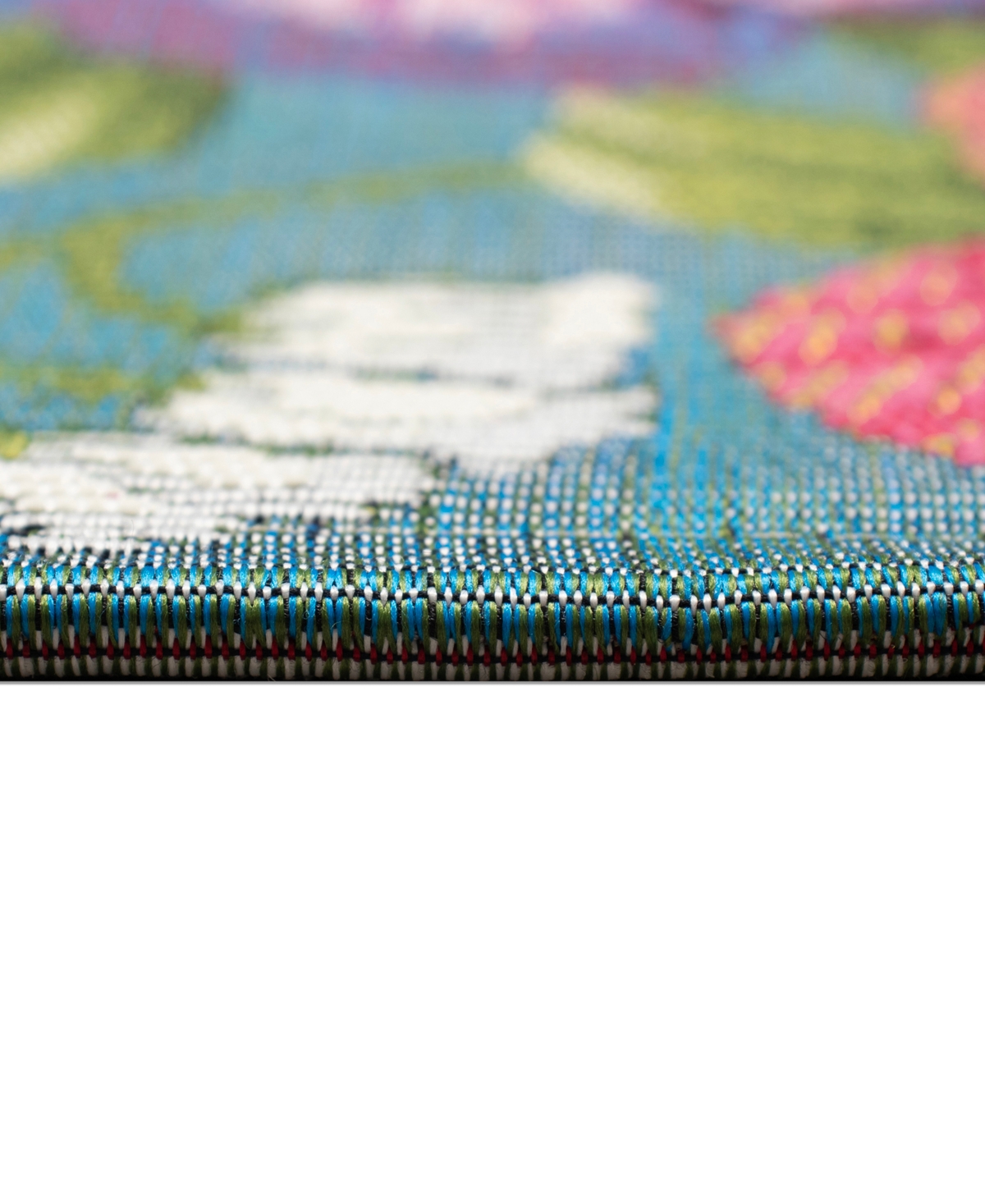 Liora Manne Esencia Secret Garden 2'5"x3'11" Area Rug In Aqua