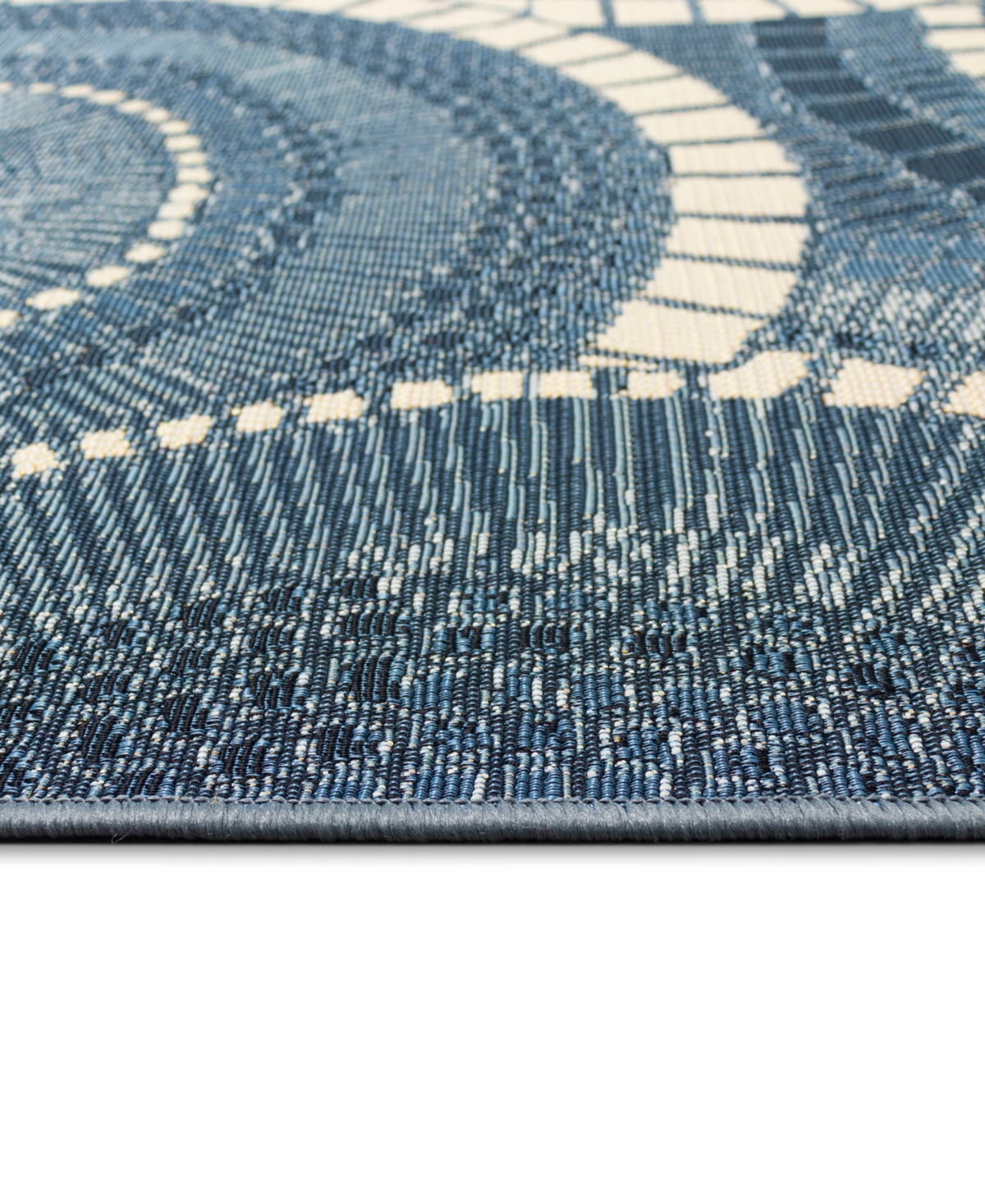 Liora Manne' Marina Circles 1'11"x7'6" Runner Area Rug