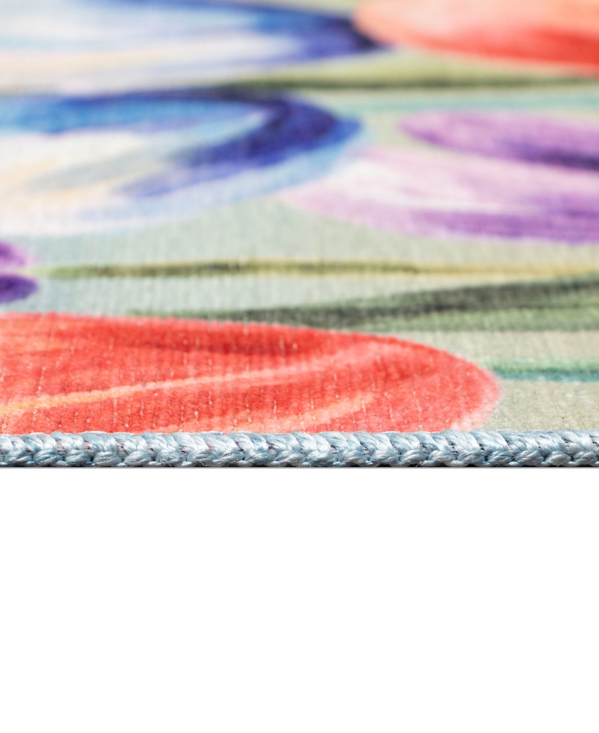 Liora Manne Impressions Tulips 1'11"x4'11" Runner Area Rug In Multi