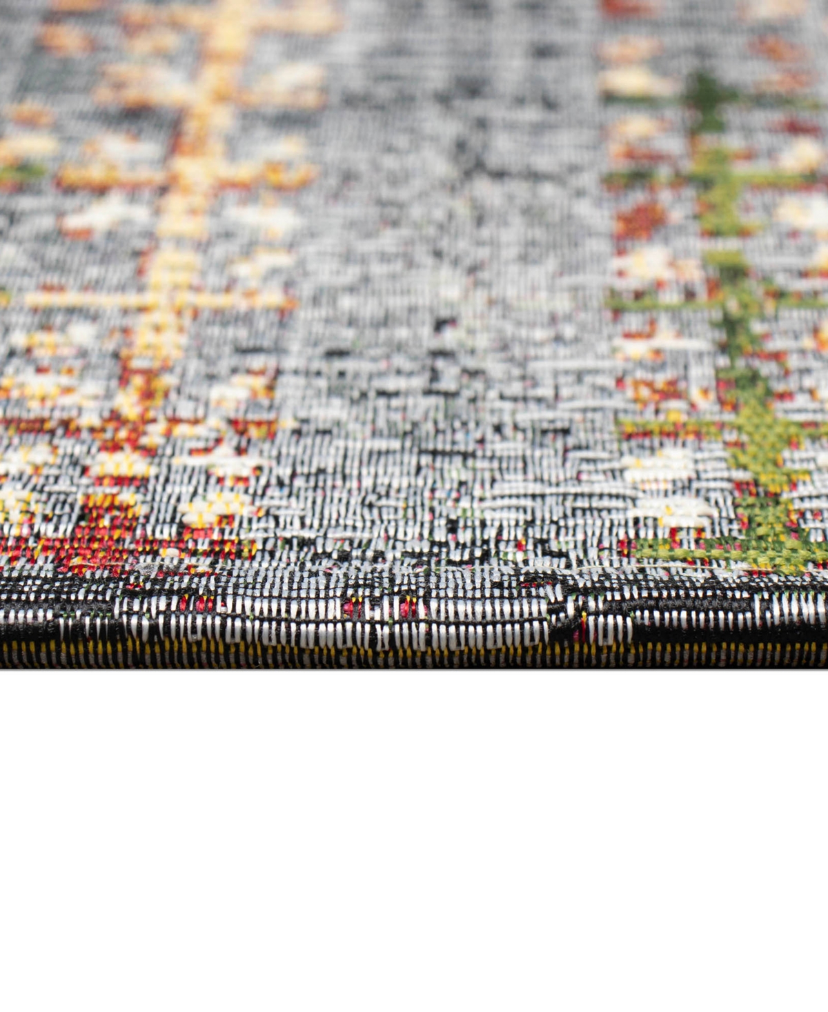 Liora Manne Esencia Sienna 1'11"x4'11" Runner Area Rug In Black