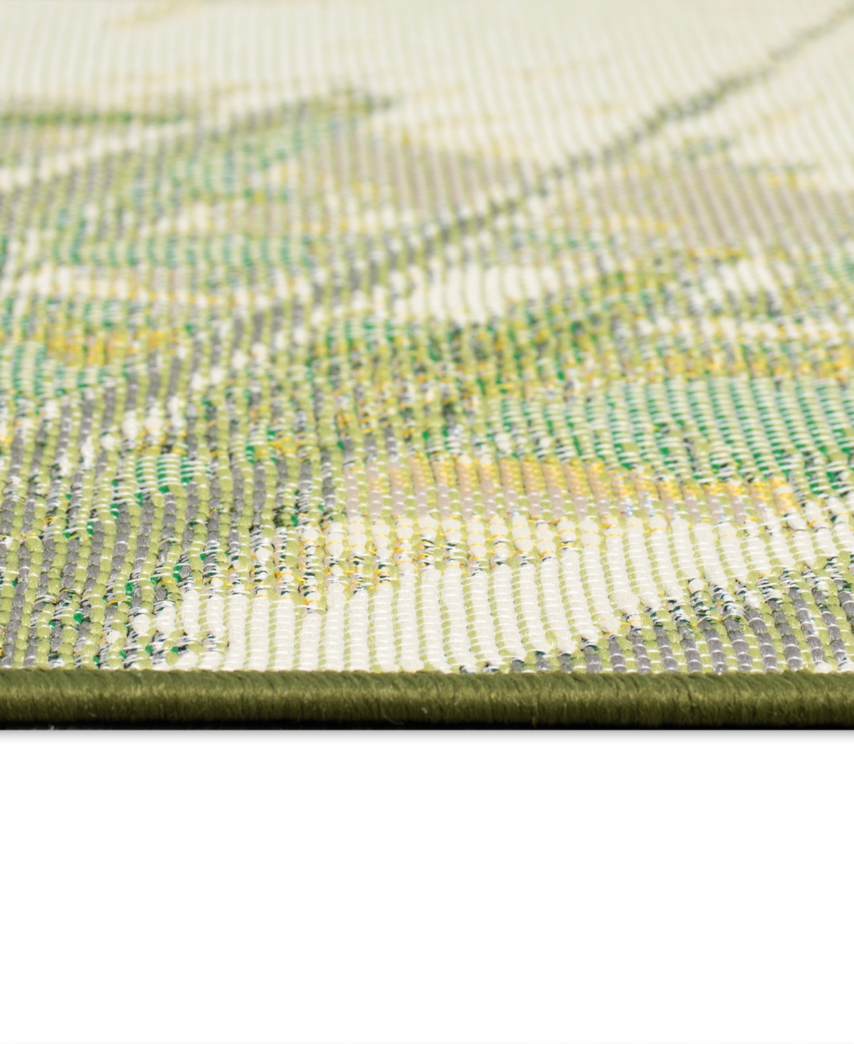 Liora Manne Esencia Palm Fan 2'5"x3'11" Area Rug In Green