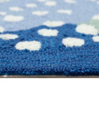 Liora Manne Capri Jelly Fish Rug Collection In Ocean