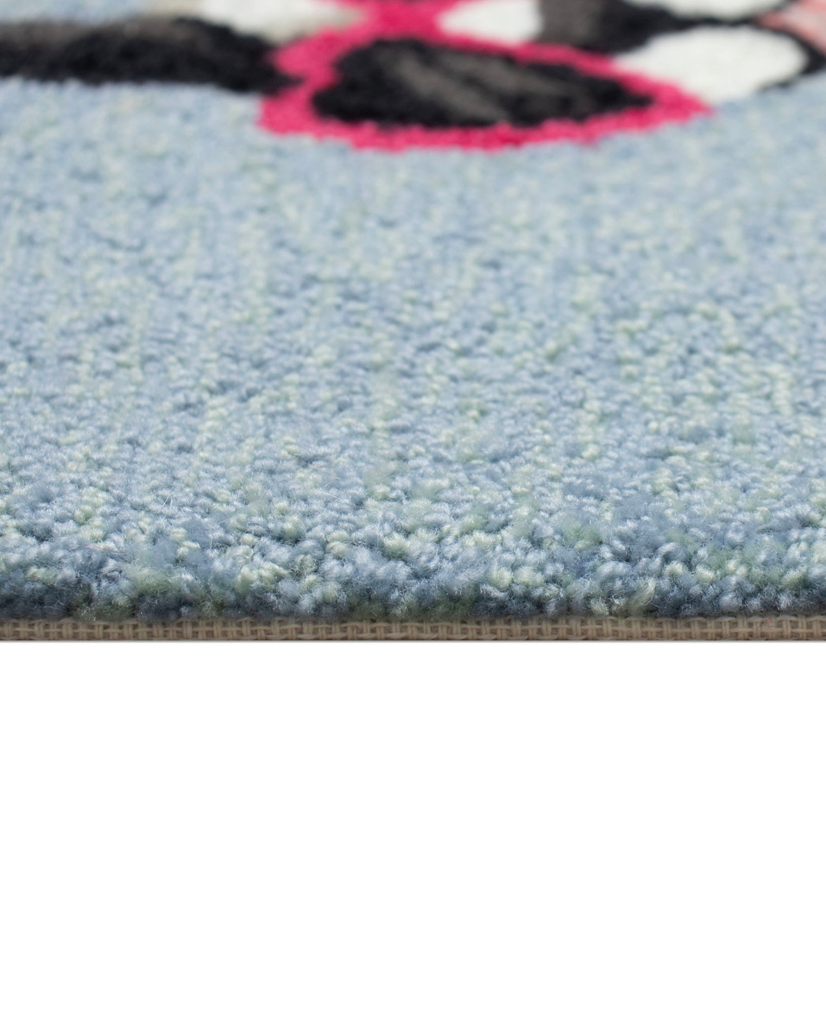 Liora Manne Frontporch Sit Stay Vacay Area Rug, 1'8 X 2'6 In Ocean