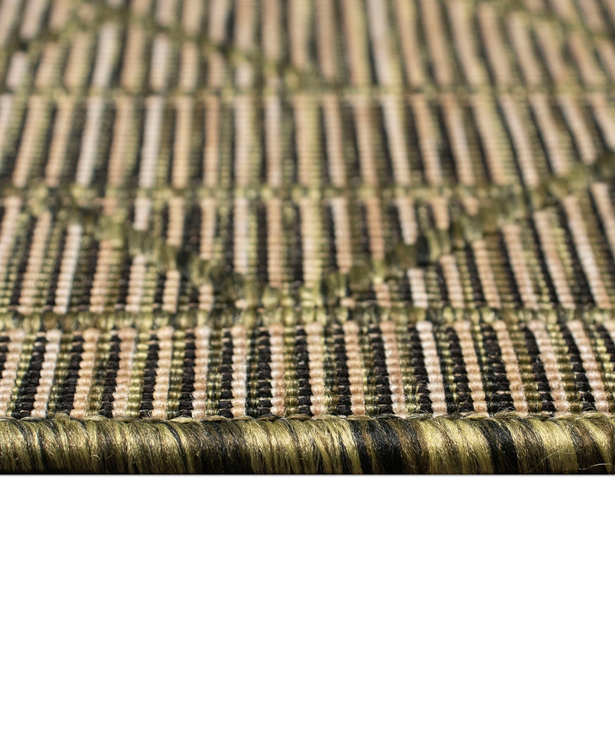 Liora Manne Carmel Pyramid 1'11"x7'6" Runner Area Rug In Green