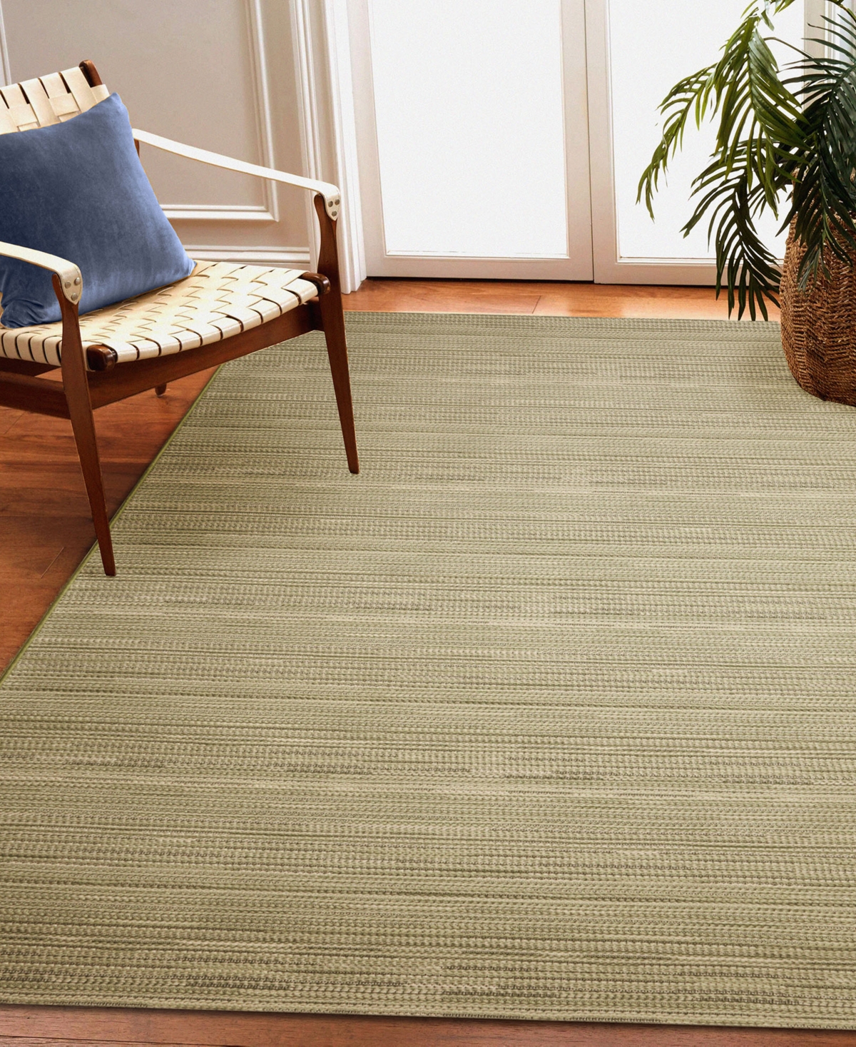 Liora Manne Miranda Tweed Stripe 4'10"x7'6" Area Rug