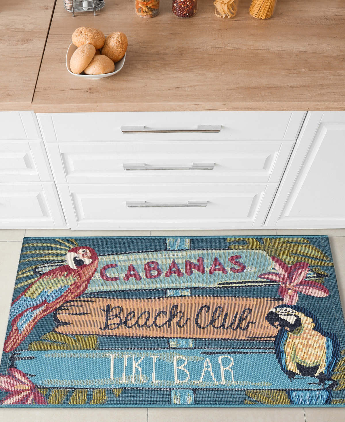 Liora Manne Esencia Summer Signs 2'x2'10" Area Rug In Multi
