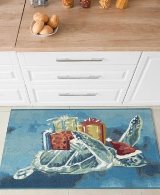 Esencia Santa Seaturtles 2'x2'10" Area Rug